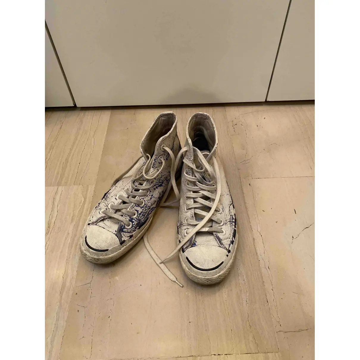 Buy Maison Martin Margiela x Converse Leather high trainers online