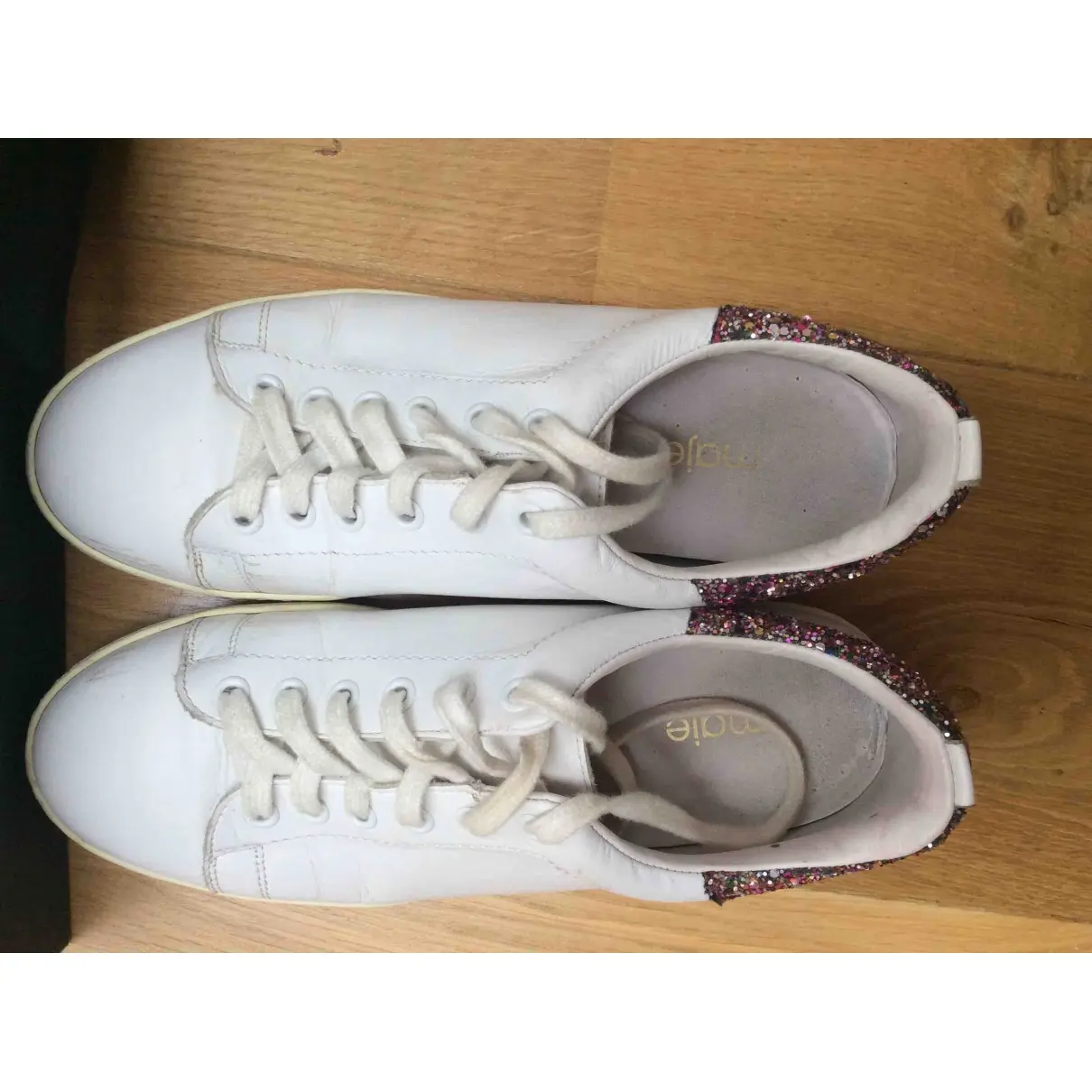 Buy Maje Leather trainers online