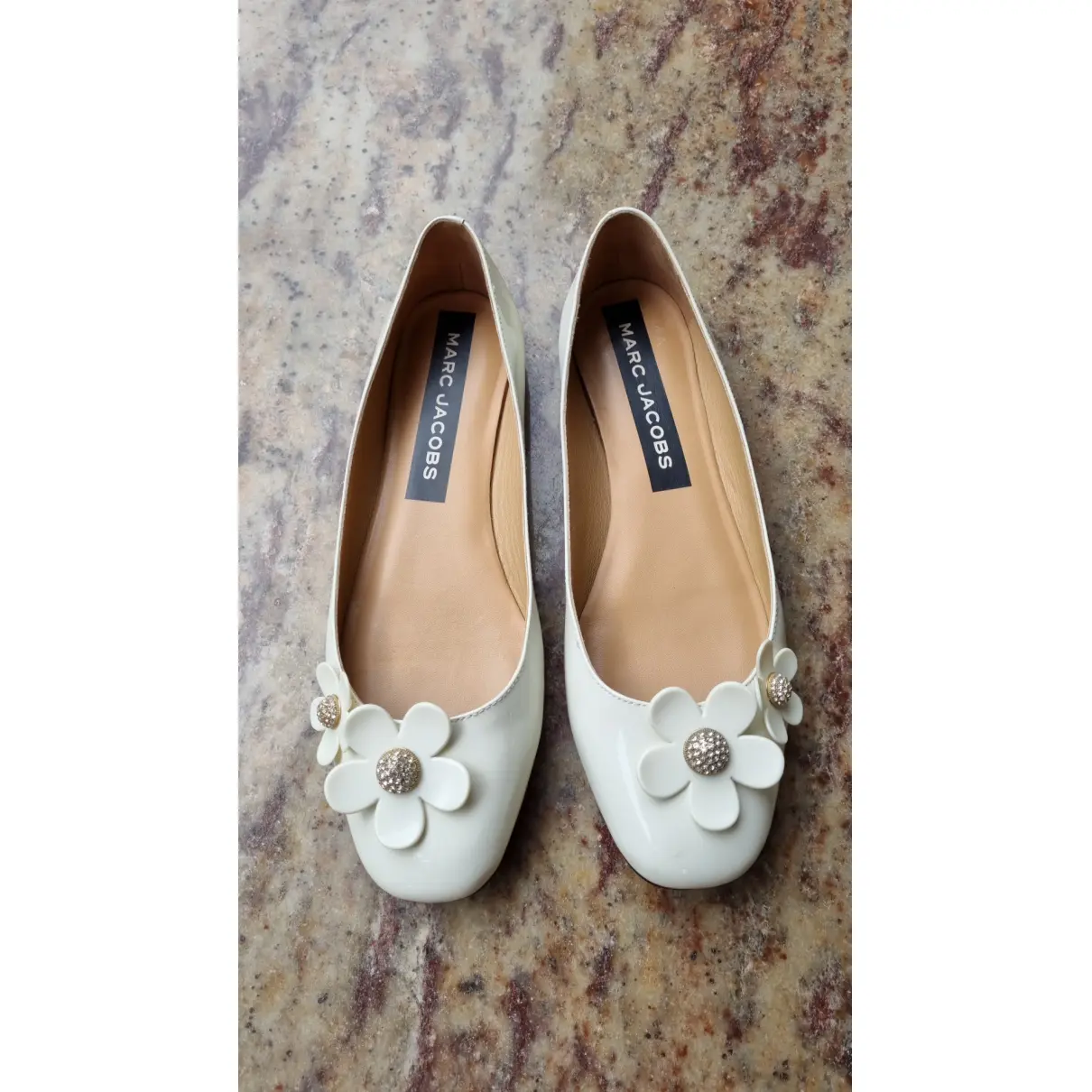 Buy Marc Jacobs Leather ballet flats online