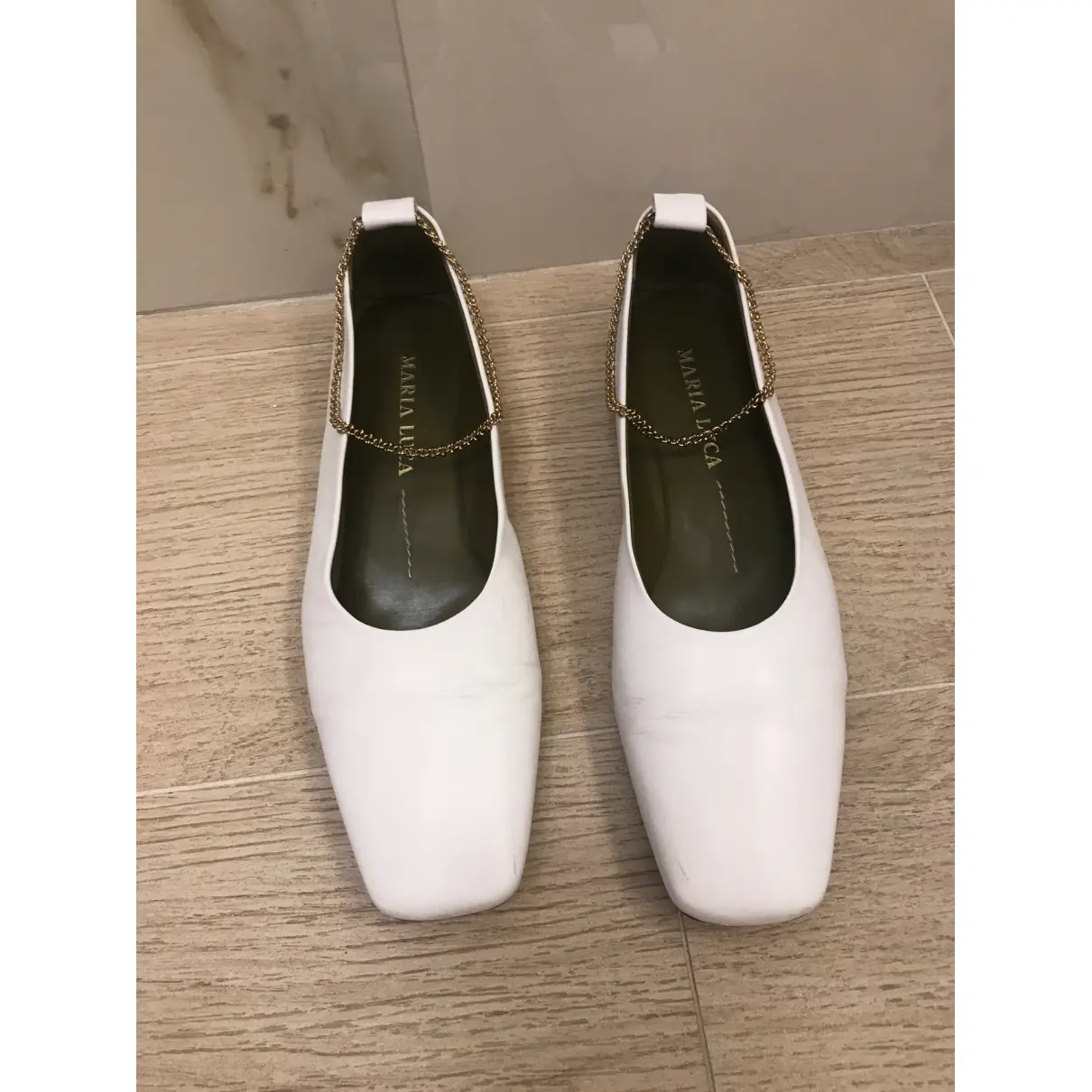 Buy Maria Luca Leather ballet flats online
