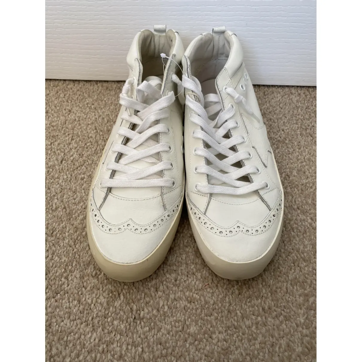 Golden Goose Mid Star leather high trainers for sale