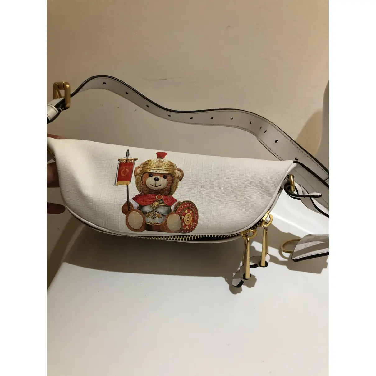 Buy Moschino Leather clutch bag online