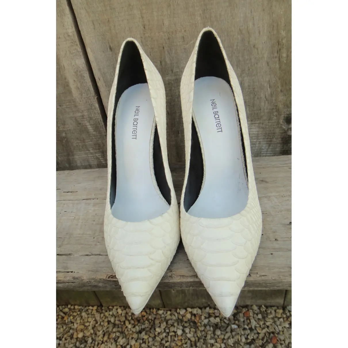 Neil Barrett Leather heels for sale
