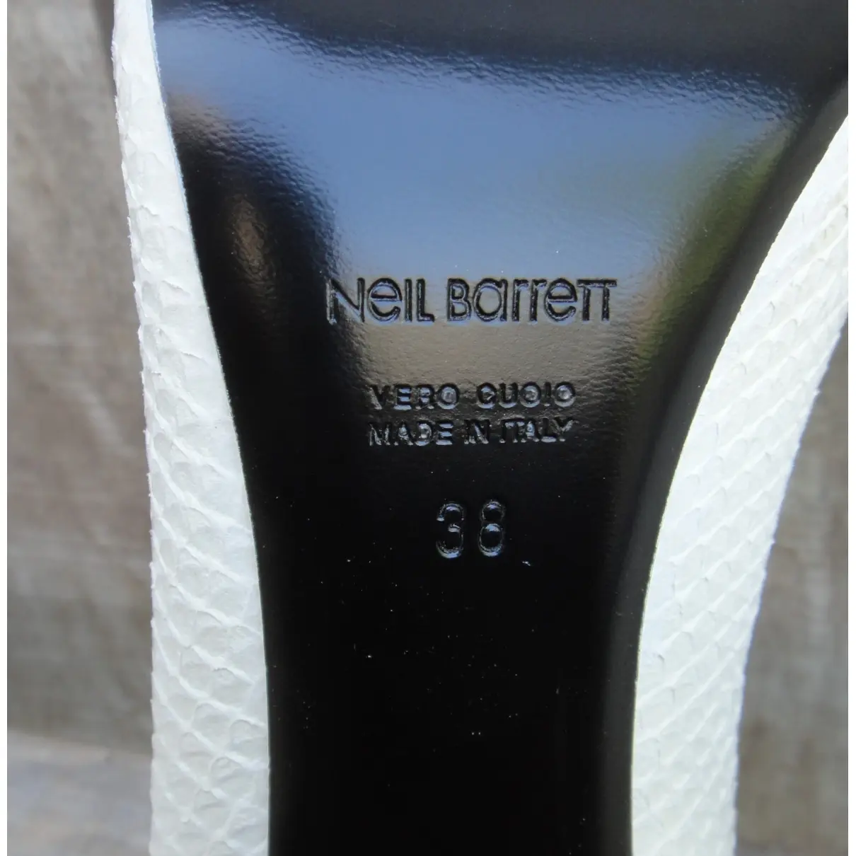 Leather heels Neil Barrett