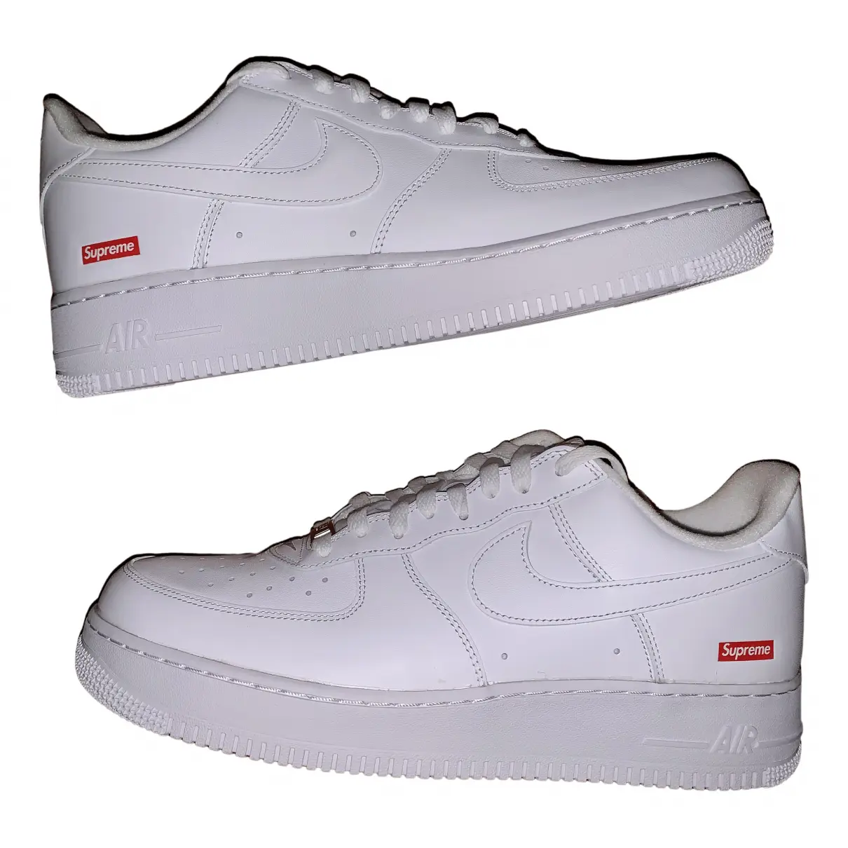 Leather low trainers Nike x Supreme