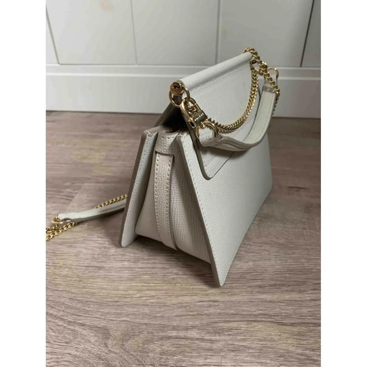 Buy Polene Numéro sept mini leather handbag online