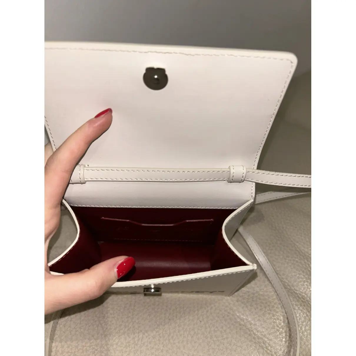 Leather mini bag Off-White