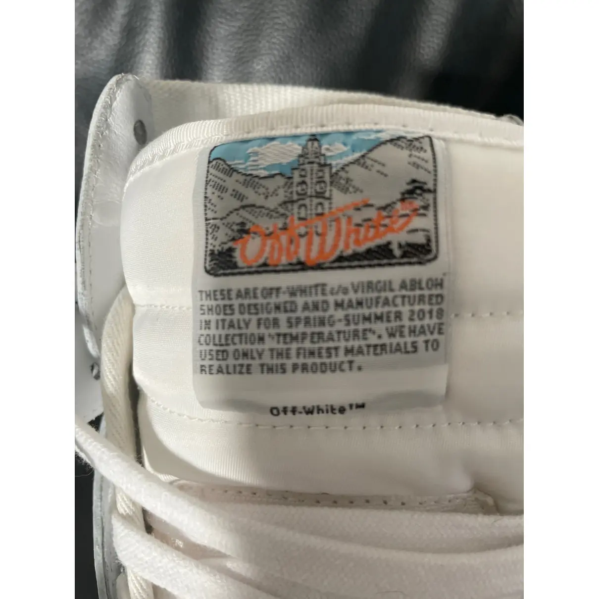 Buy Off-White Leather high trainers online