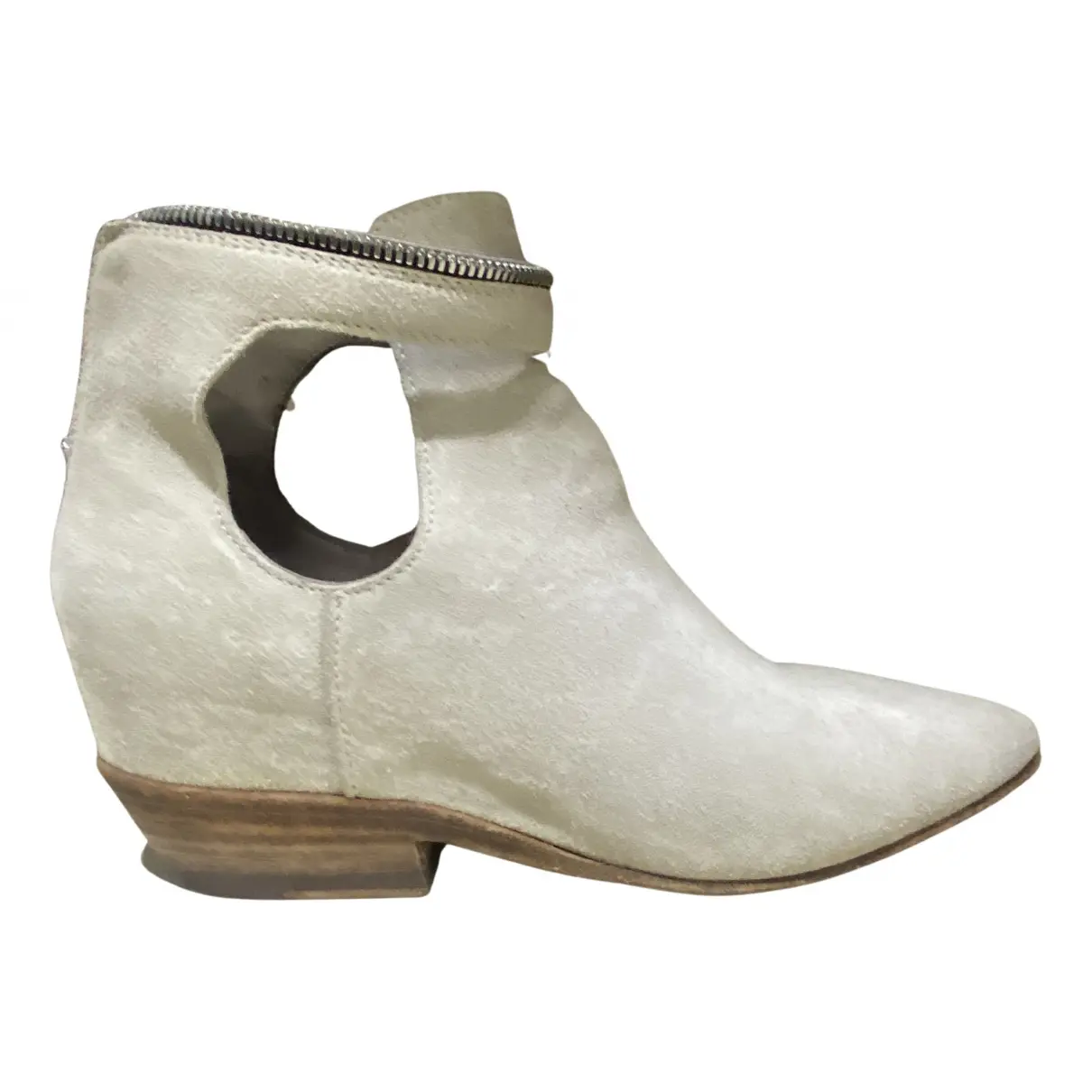 Leather ankle boots Officine Creative