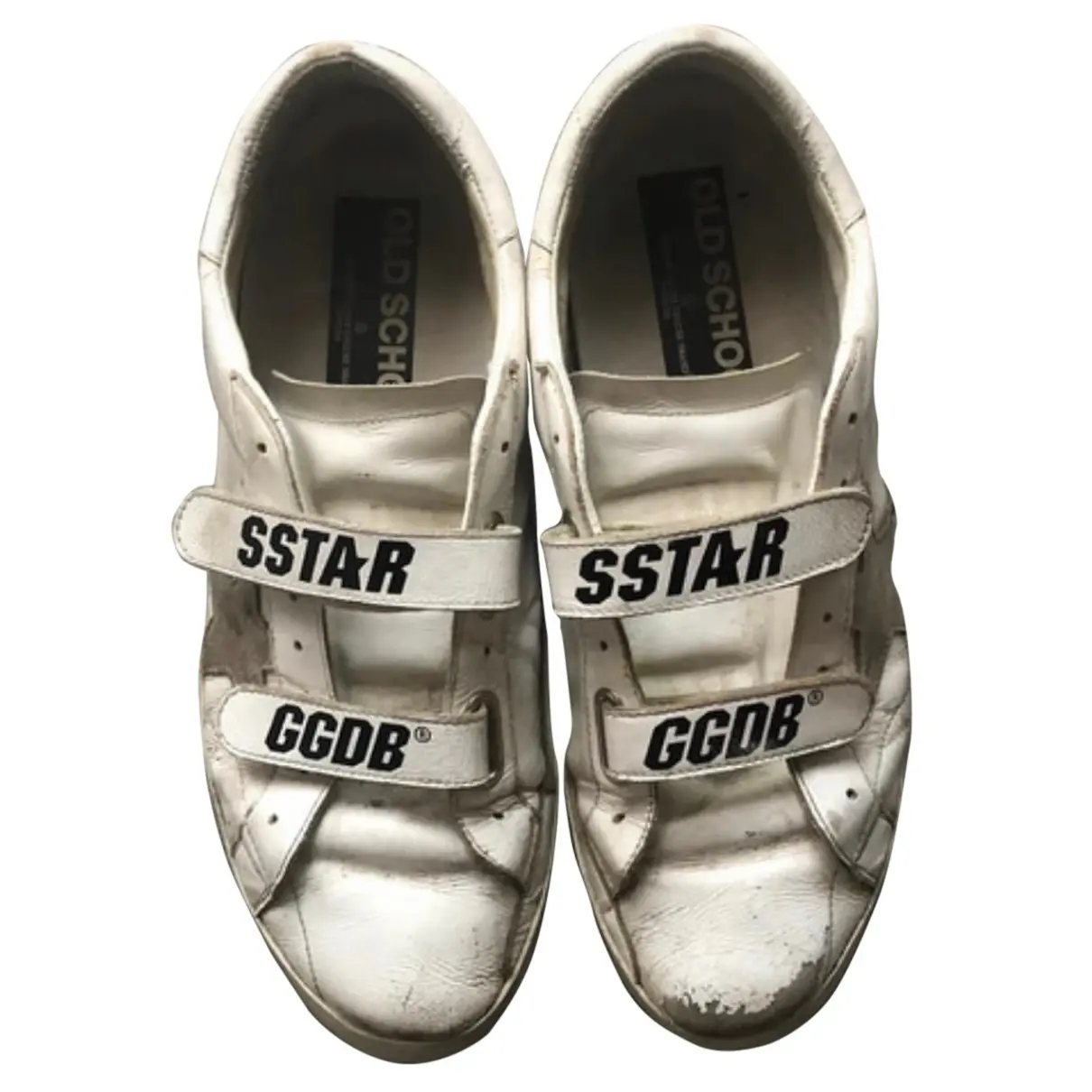 Old School leather low trainers Golden Goose