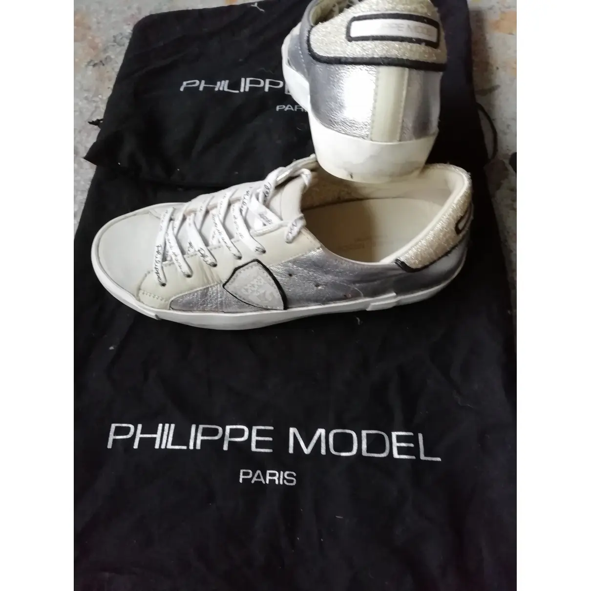 Leather trainers Philippe Model
