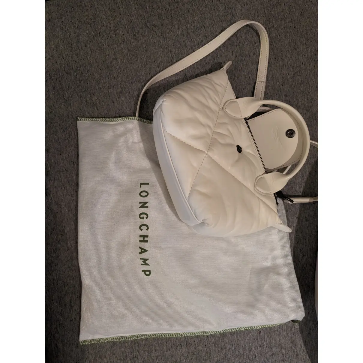 Pliage leather crossbody bag Longchamp