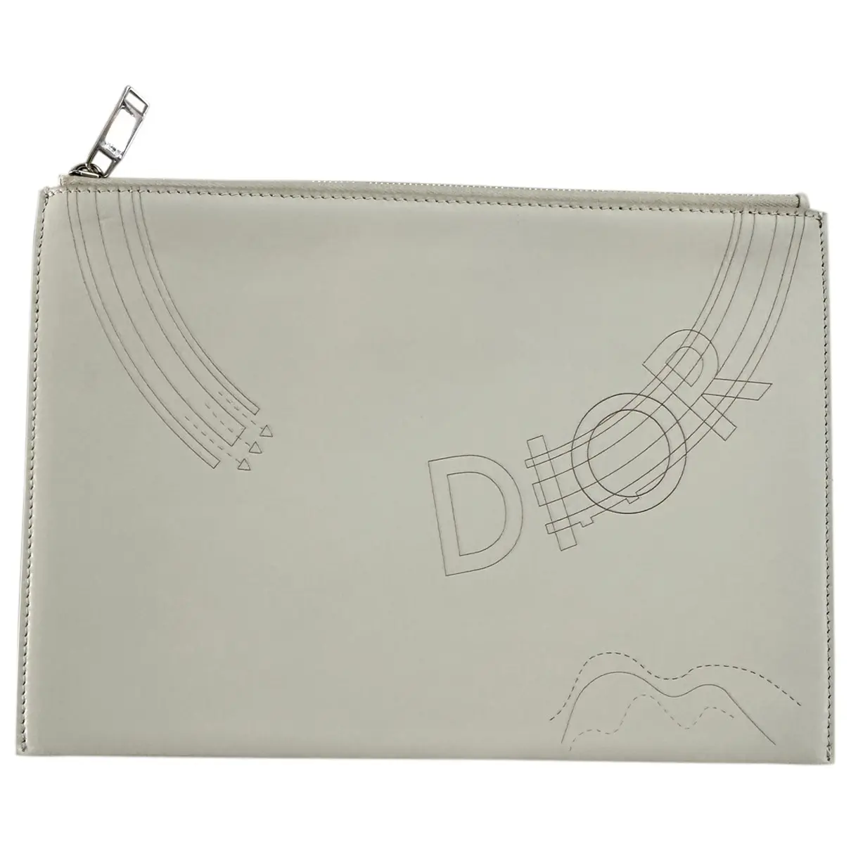 Pouch leather clutch bag Dior