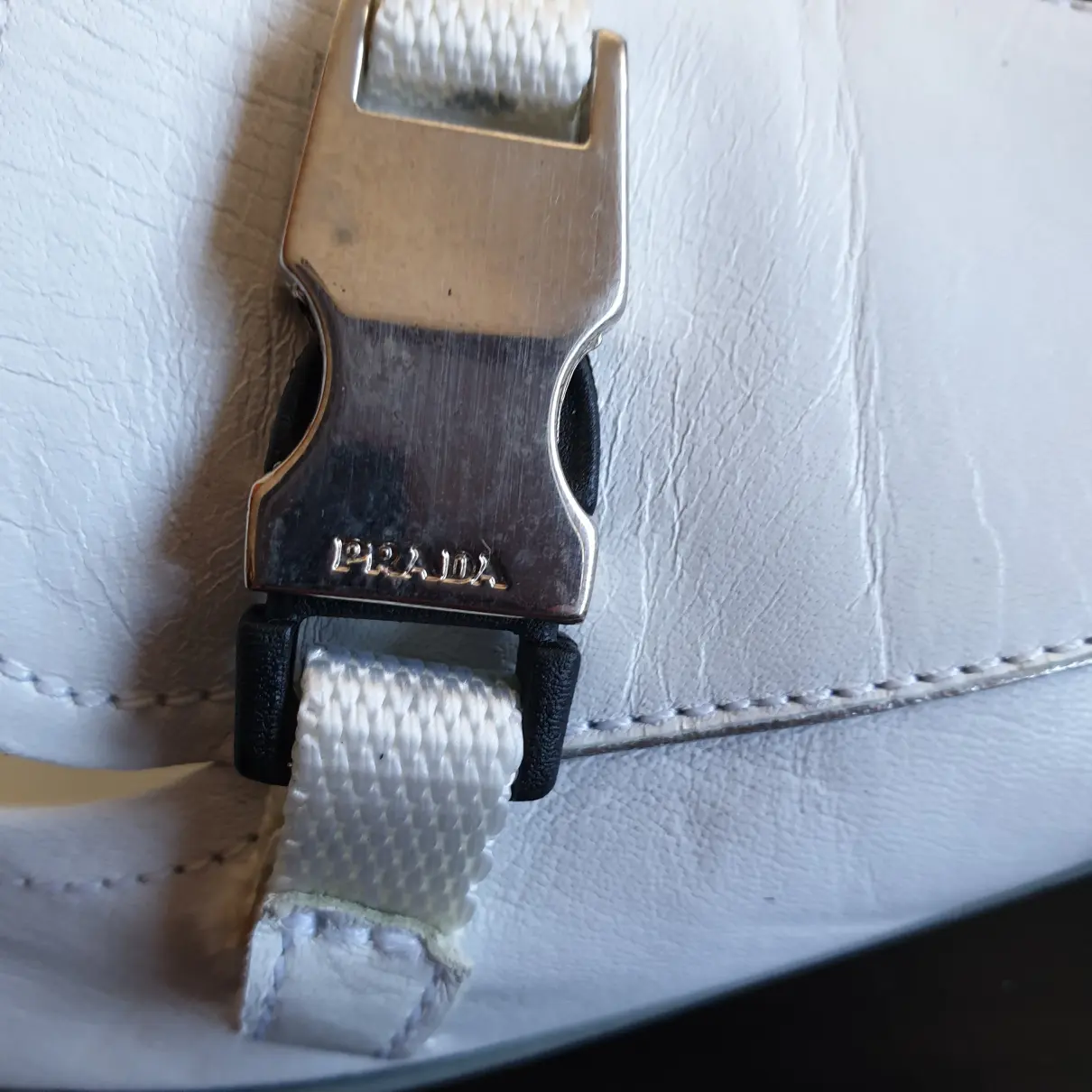Leather flats Prada
