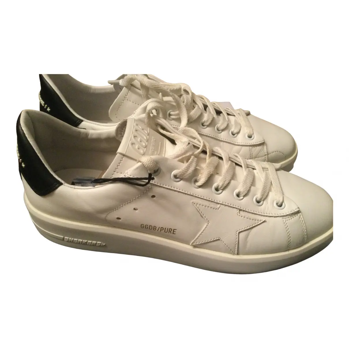 Pure Star leather low trainers Golden Goose