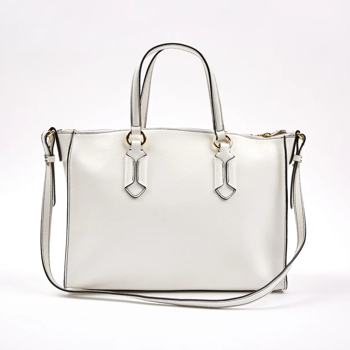 Buy Ralph Lauren Collection White Leather Handbag online