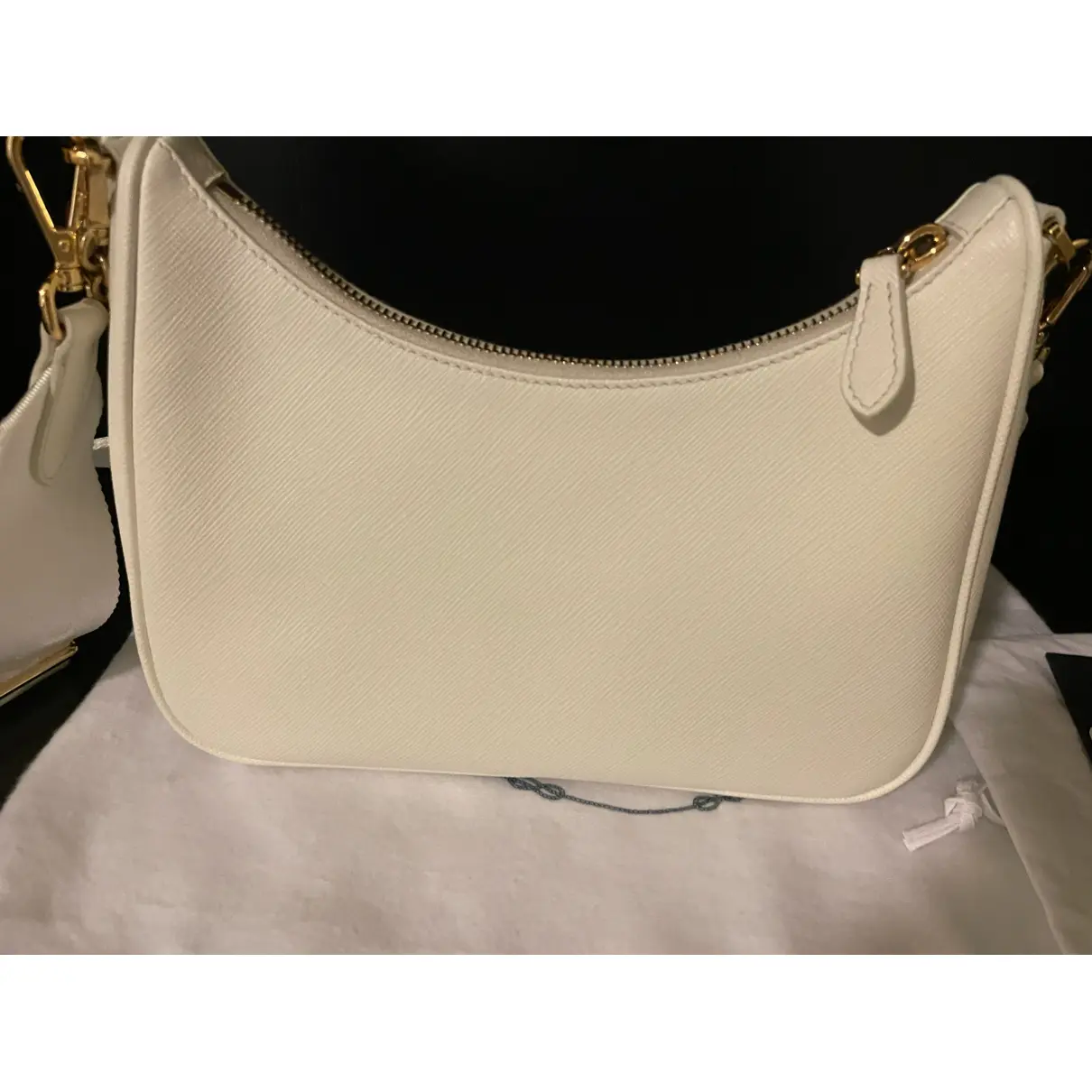 Buy Prada Re-edition leather handbag online