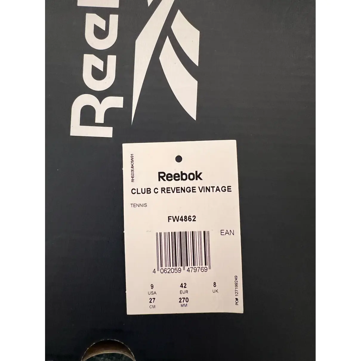 Leather low trainers Reebok