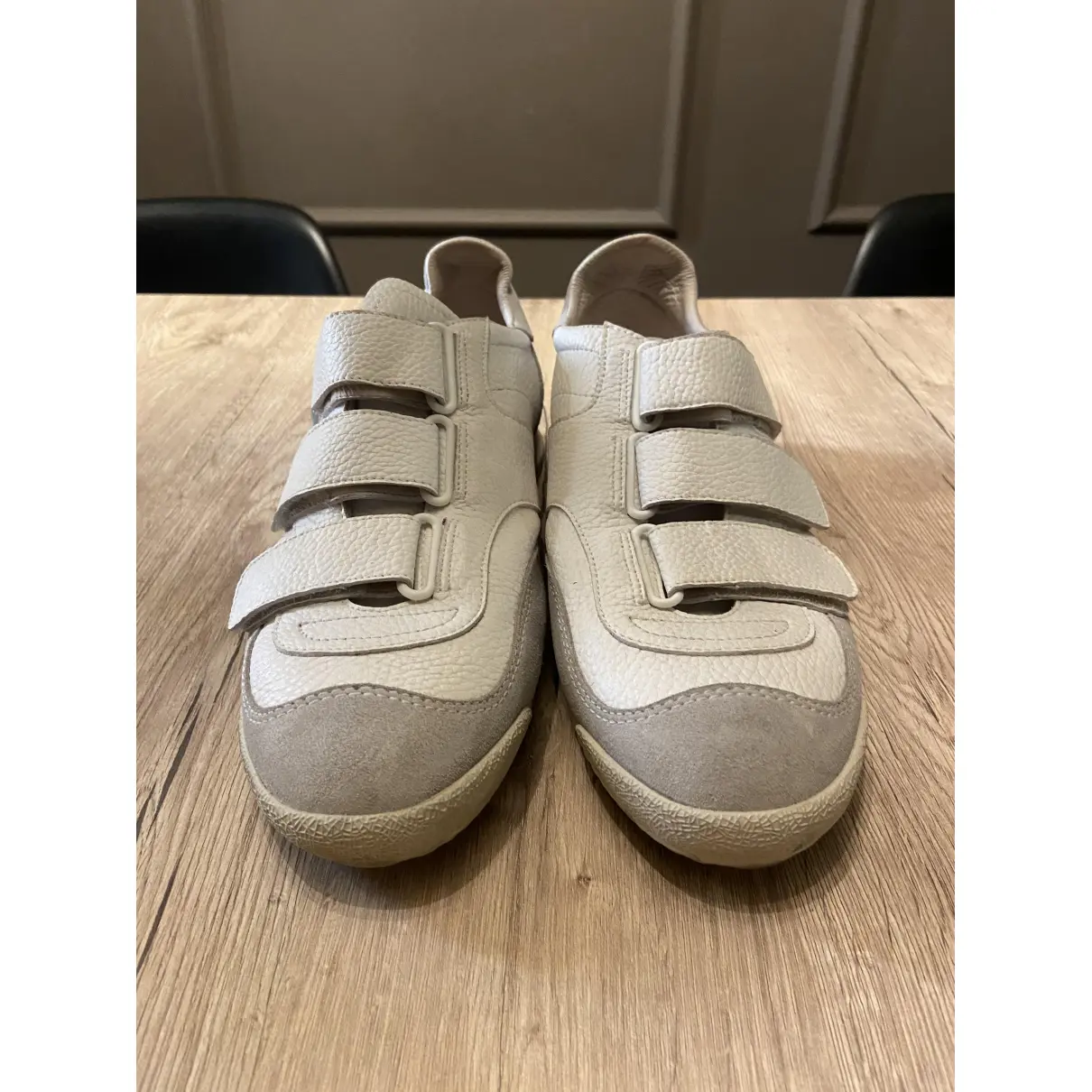 Buy Maison Martin Margiela Replica leather low trainers online