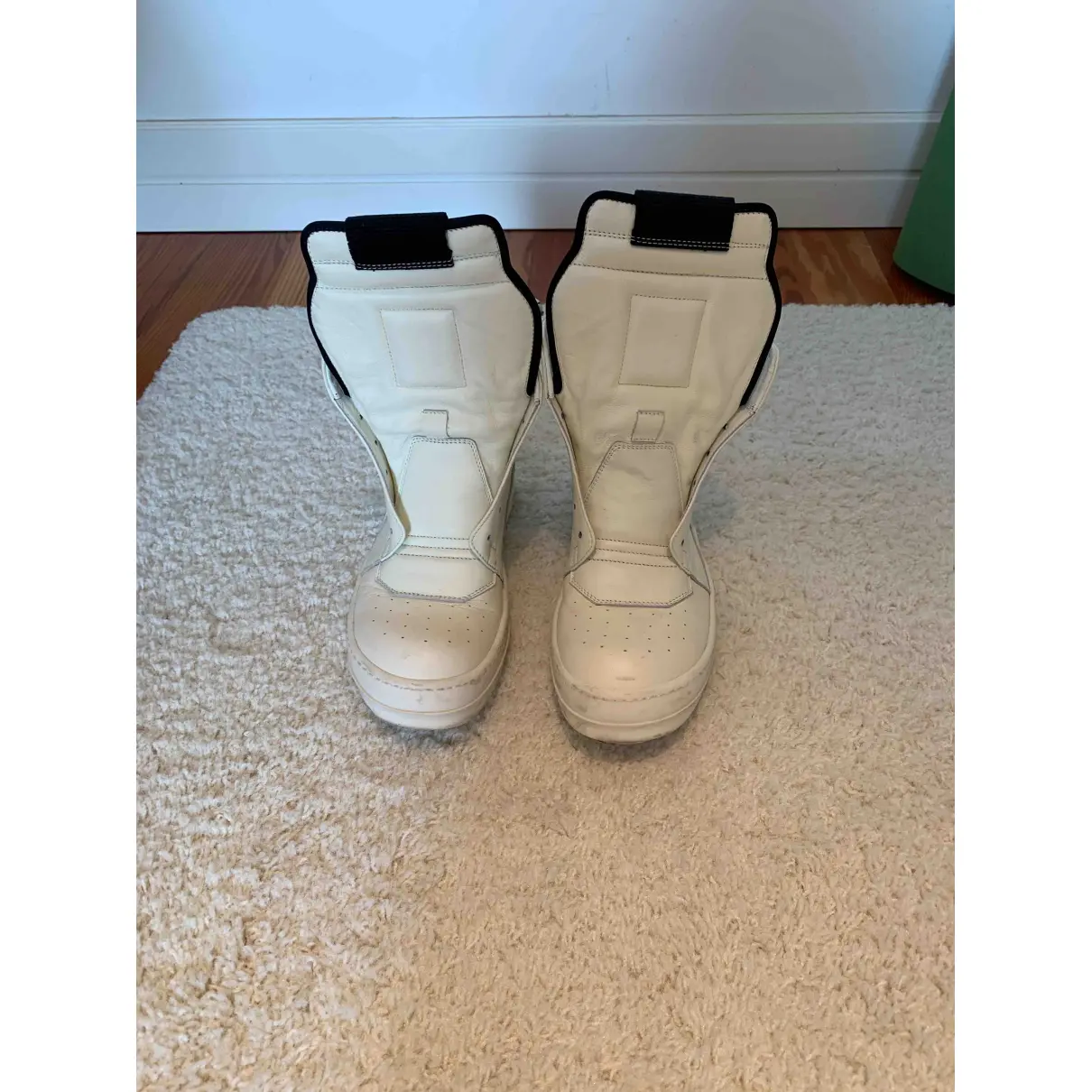 Buy Rick Owens Leather trainers online