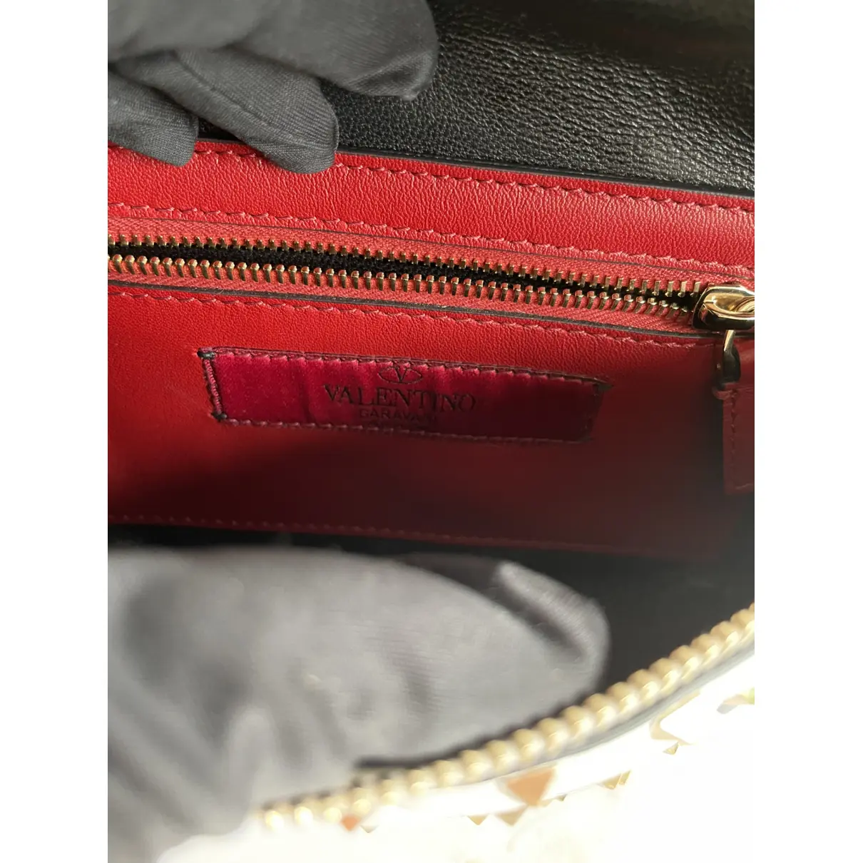 Rockstud spike leather handbag Valentino Garavani