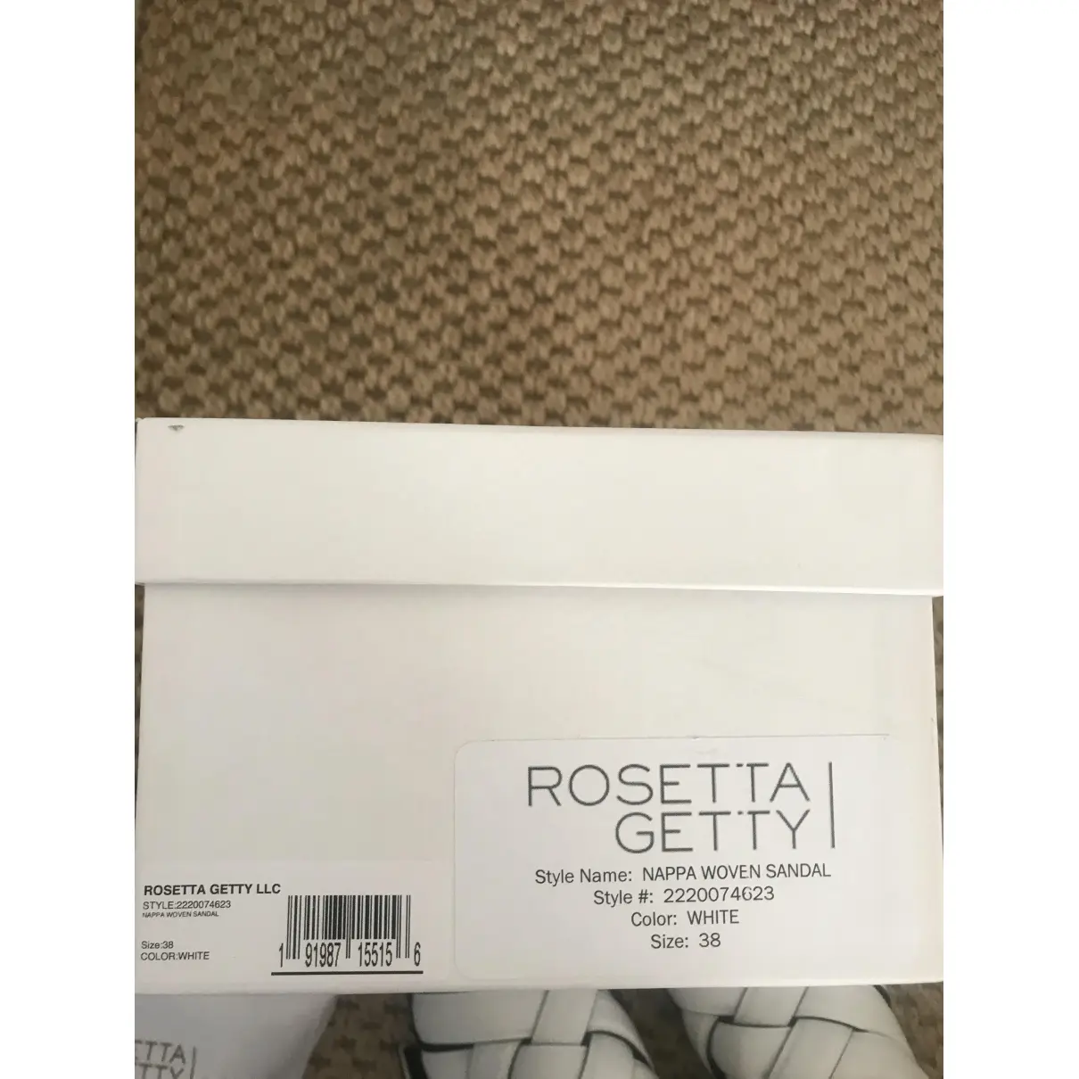 Leather sandal Rosetta Getty
