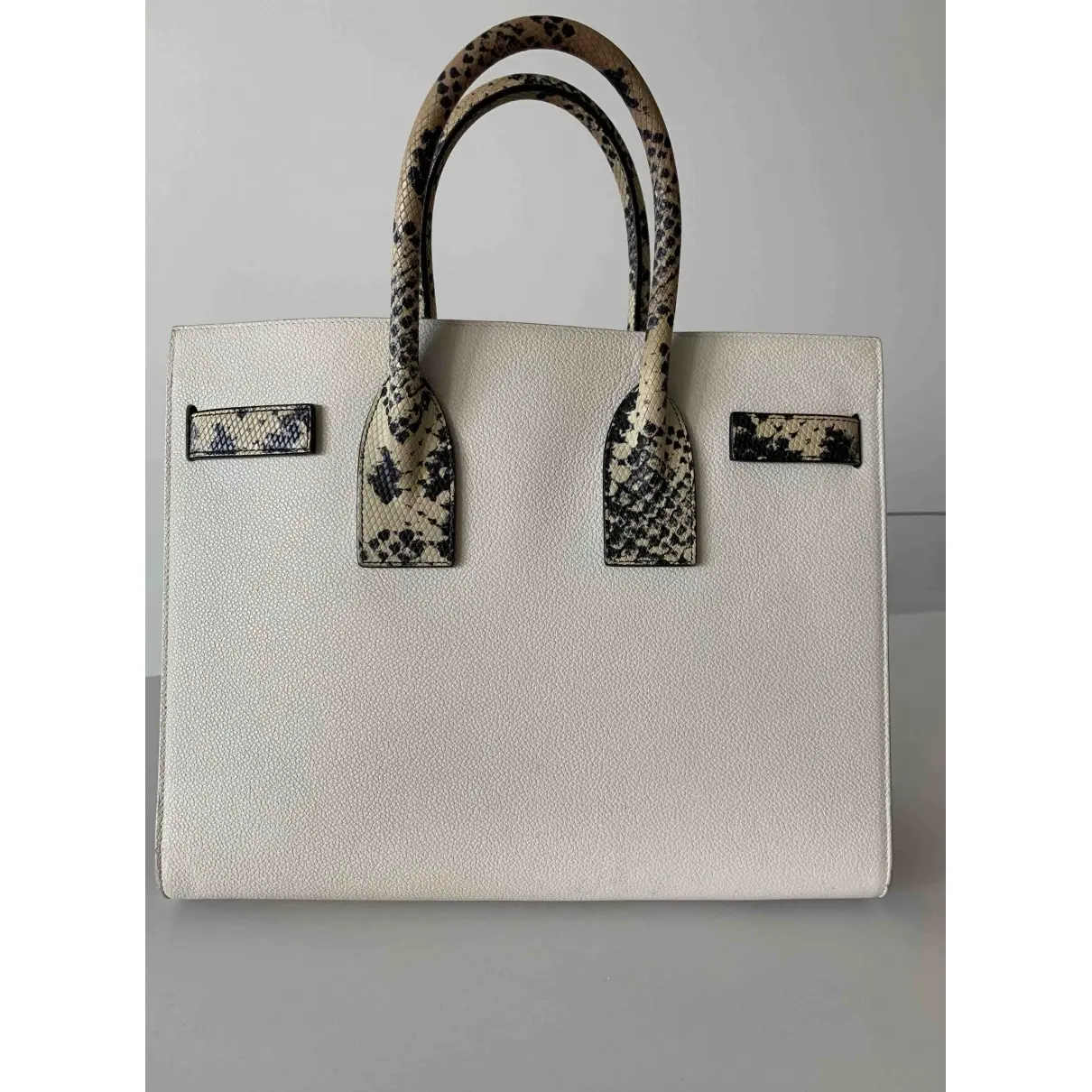 Saint Laurent Sac de Jour leather handbag for sale