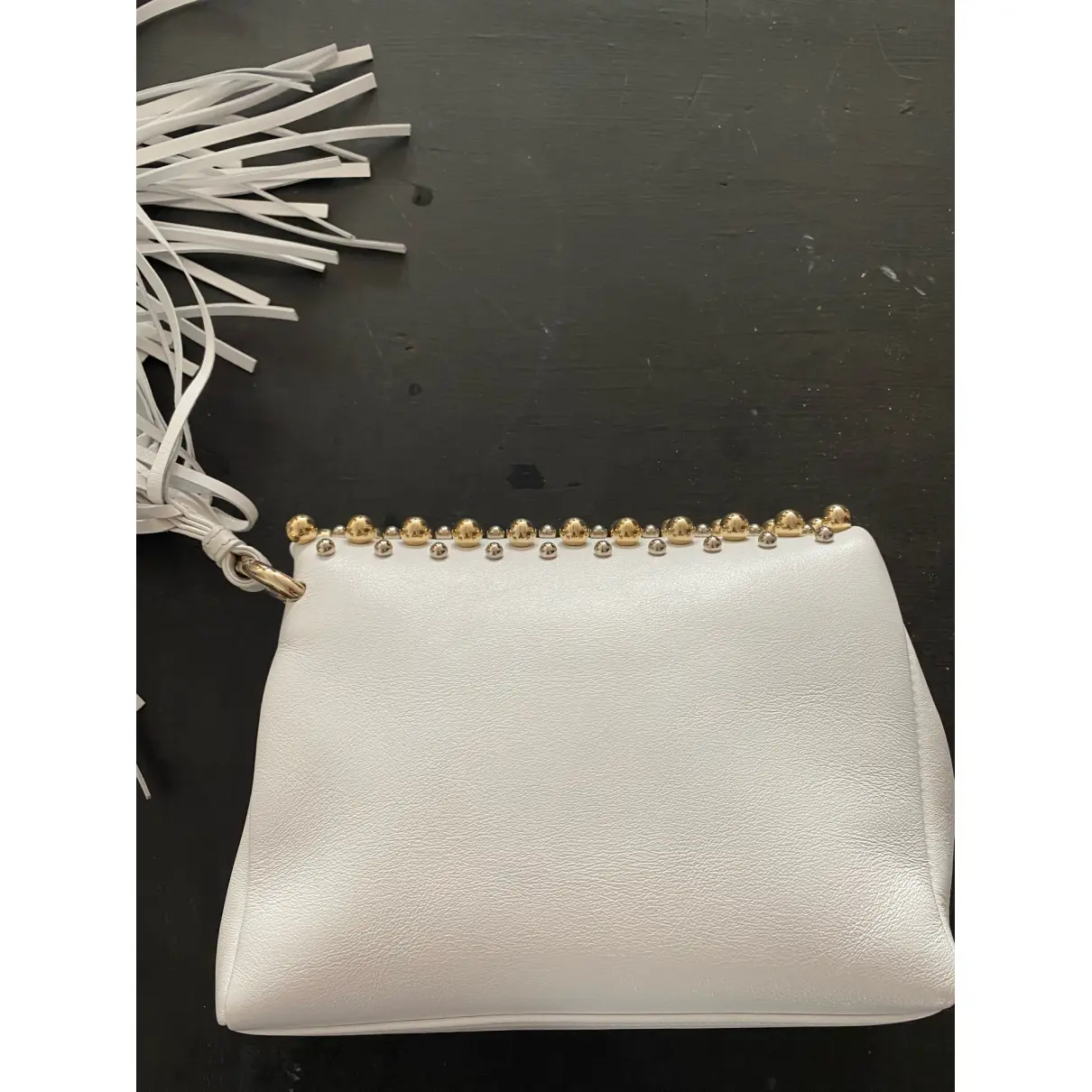 Buy Sara Battaglia Leather clutch bag online