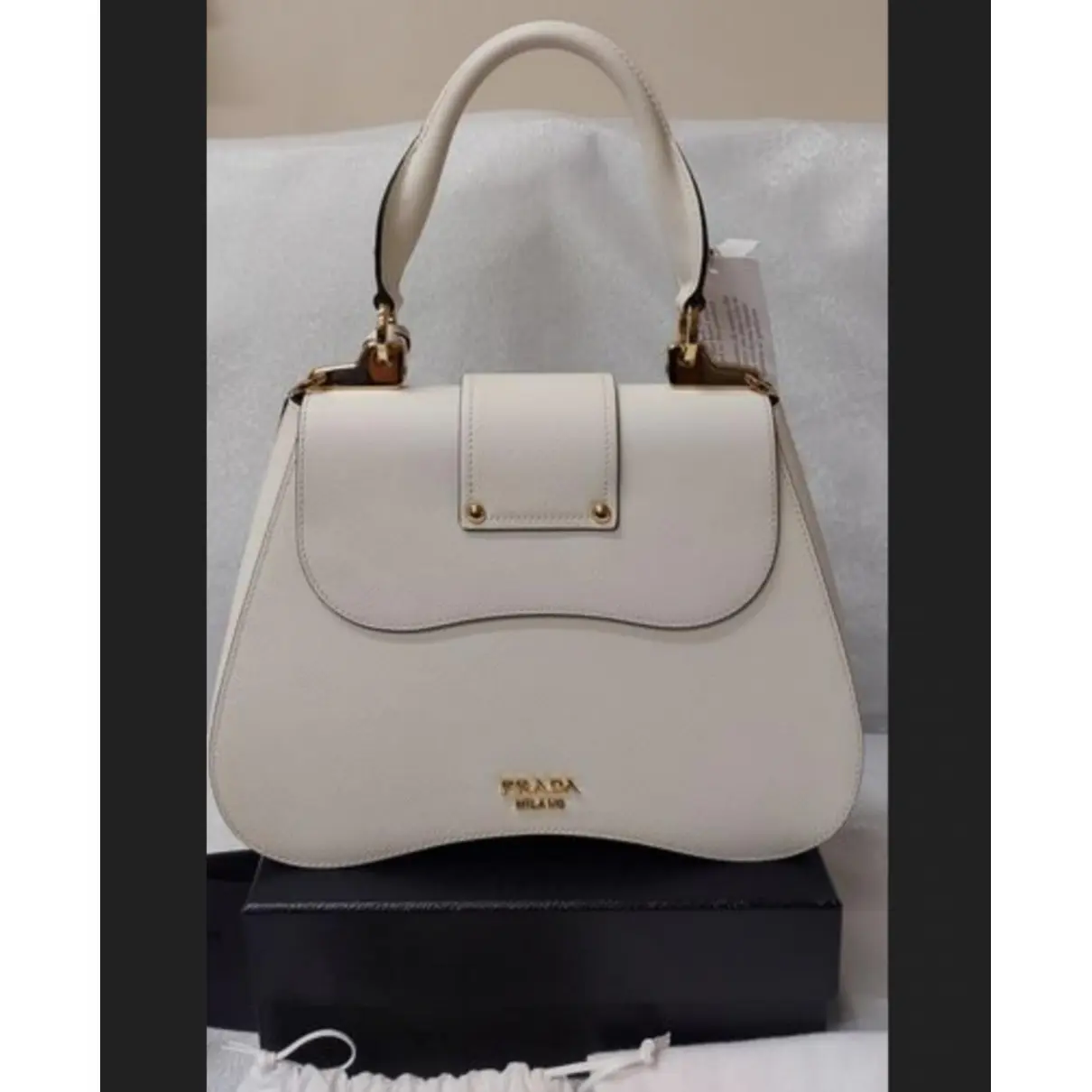 Buy Prada Sidonie leather handbag online