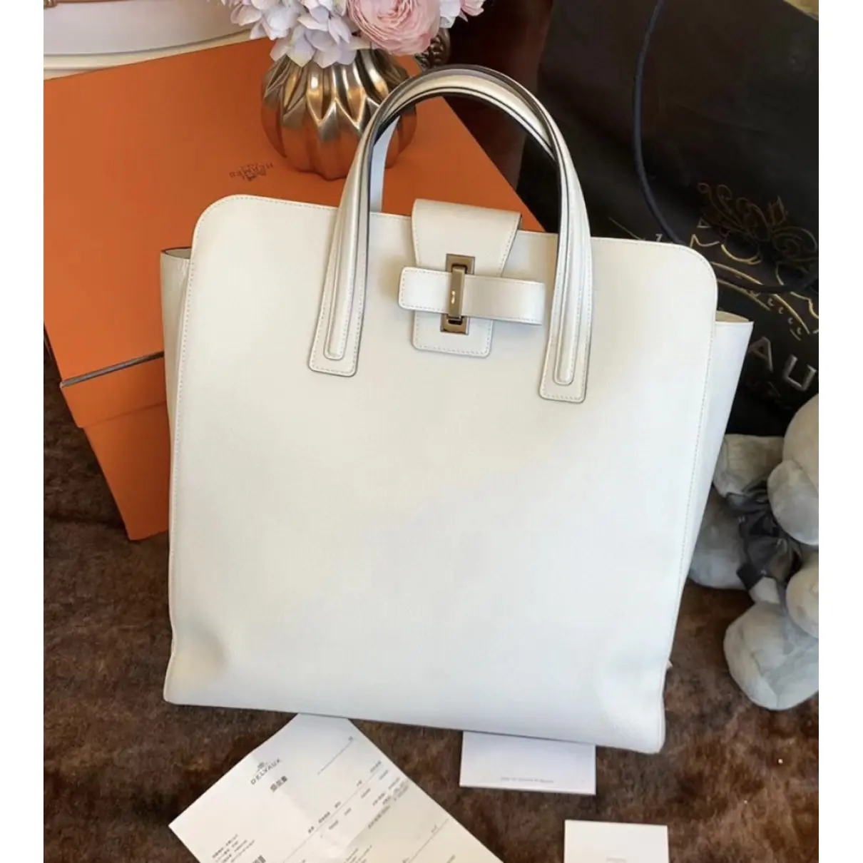 Buy Delvaux Simplissime leather handbag online