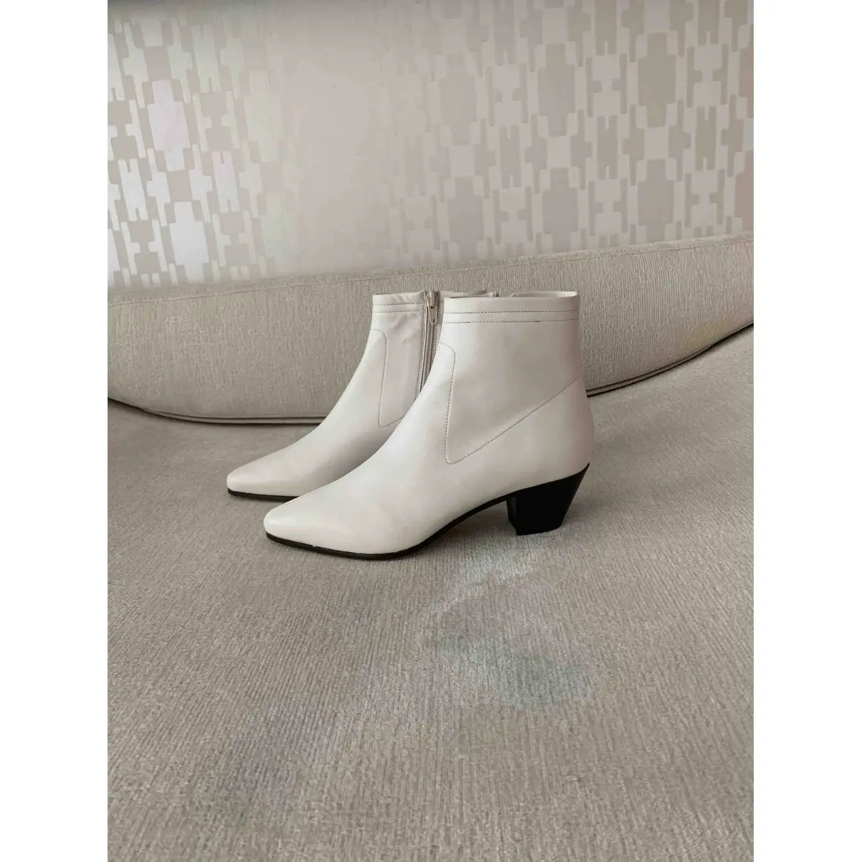 Buy Maje Spring Summer 2020 leather ankle boots online