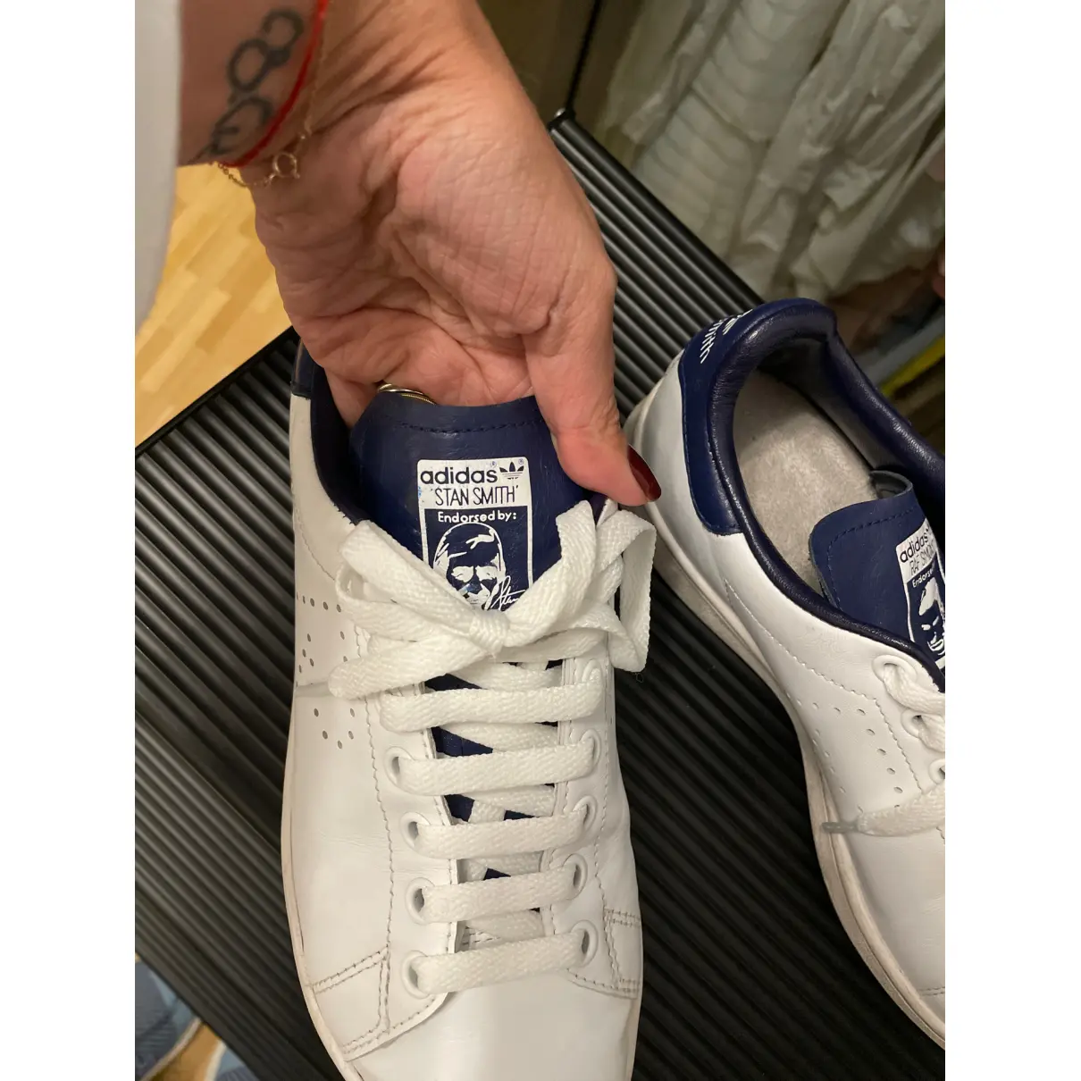 Buy Adidas x Raf Simons Stan Smith leather trainers online