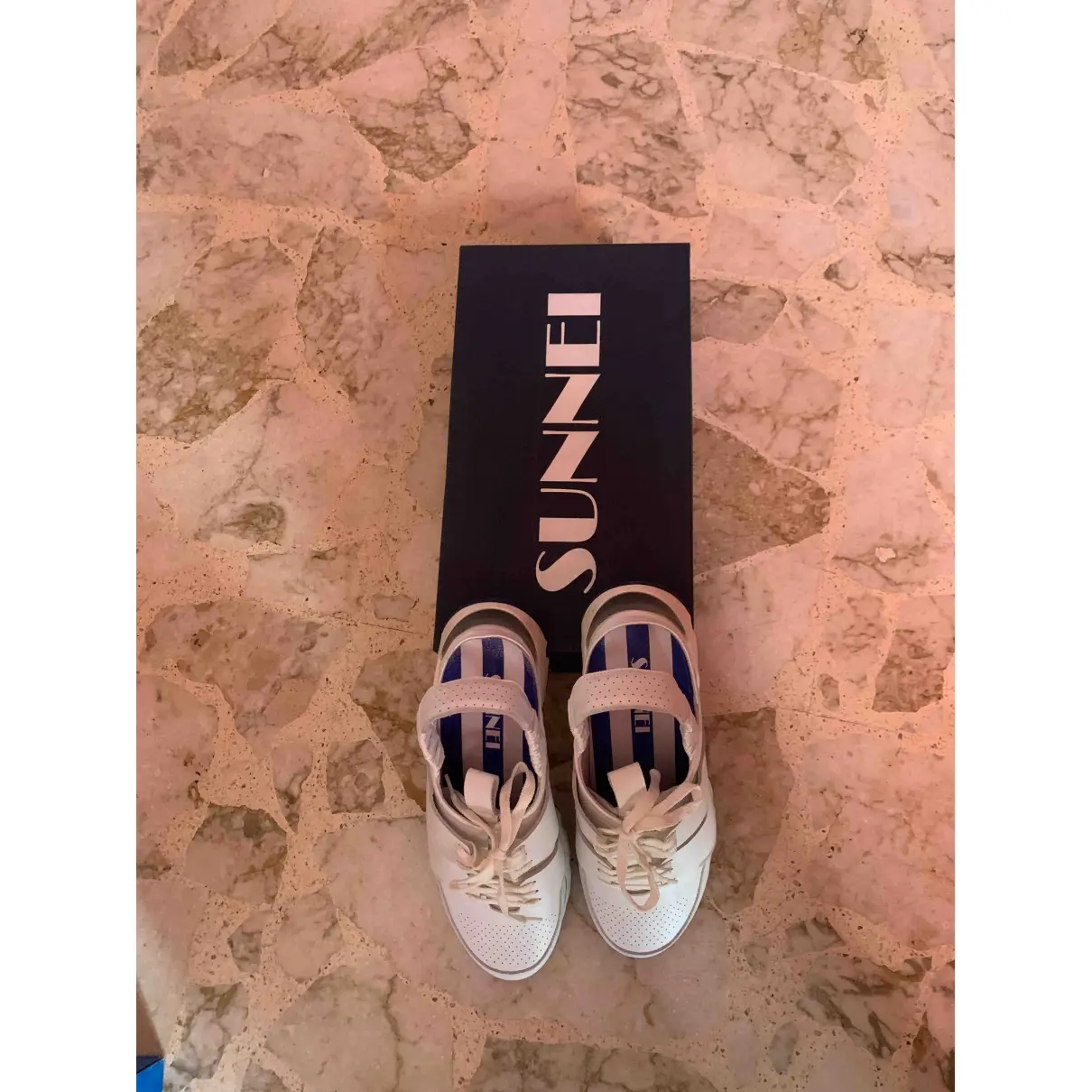 Buy Sunnei Leather low trainers online