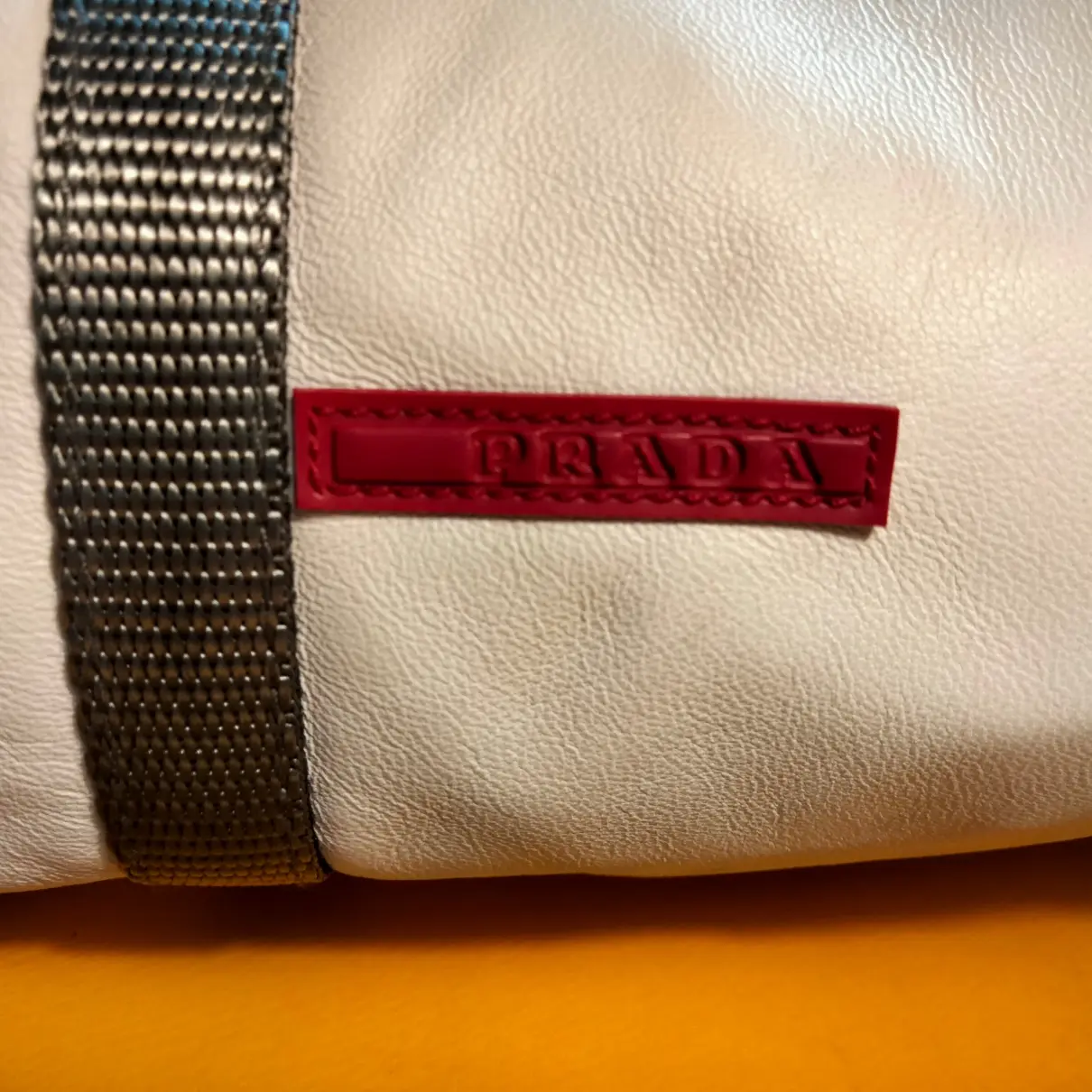 Buy Prada Tessuto leather handbag online