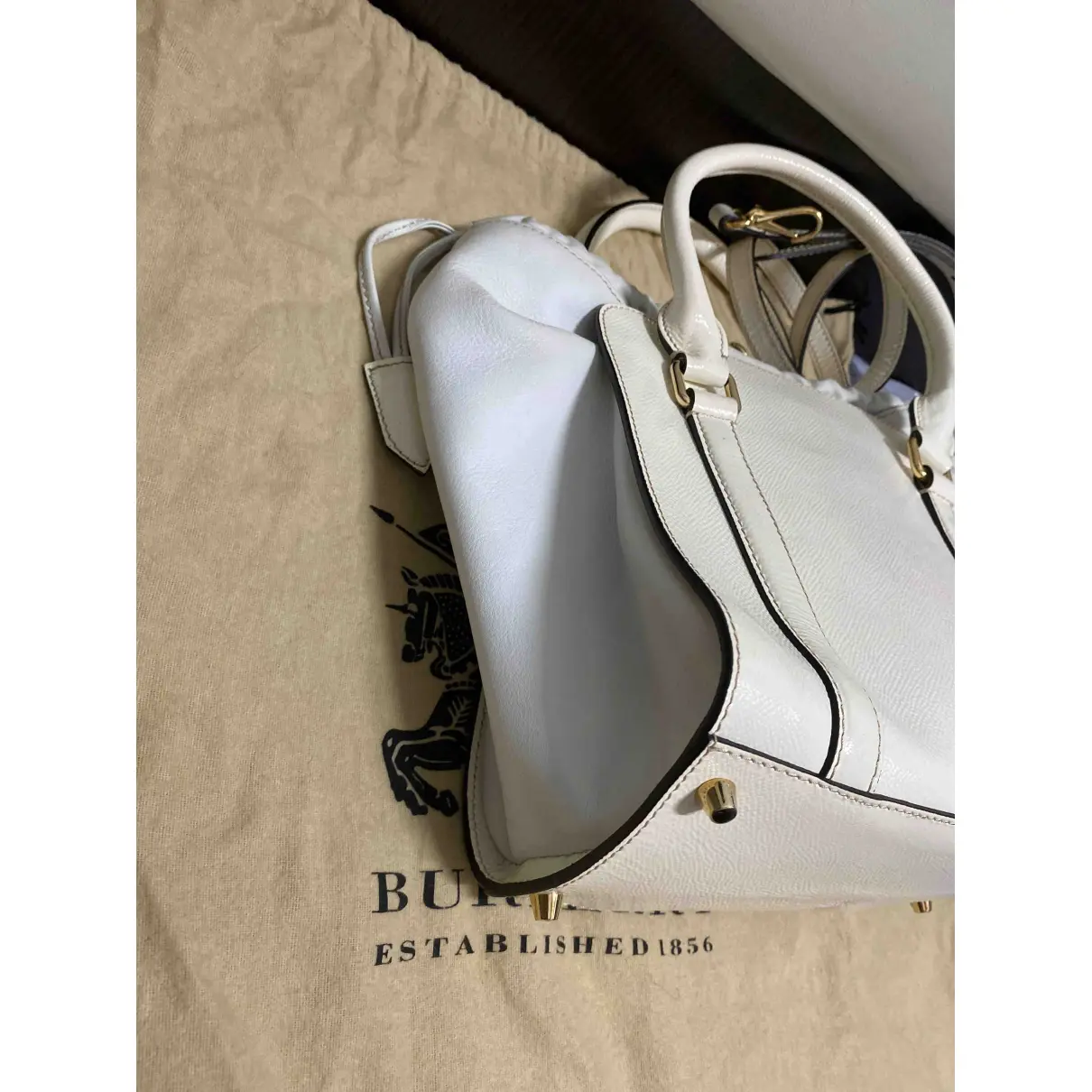 Buy Burberry The Barrel leather crossbody bag online