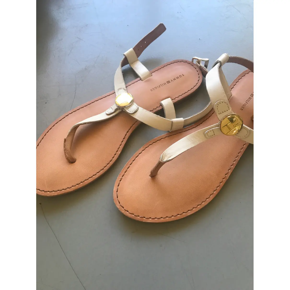 Buy Tommy Hilfiger Leather sandal online