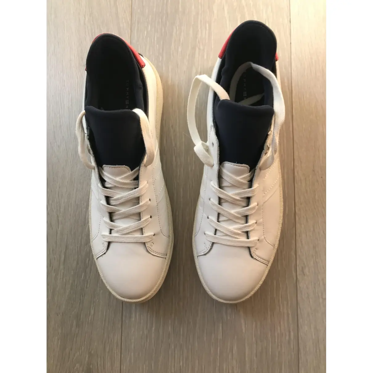 Buy Tommy Hilfiger Leather trainers online