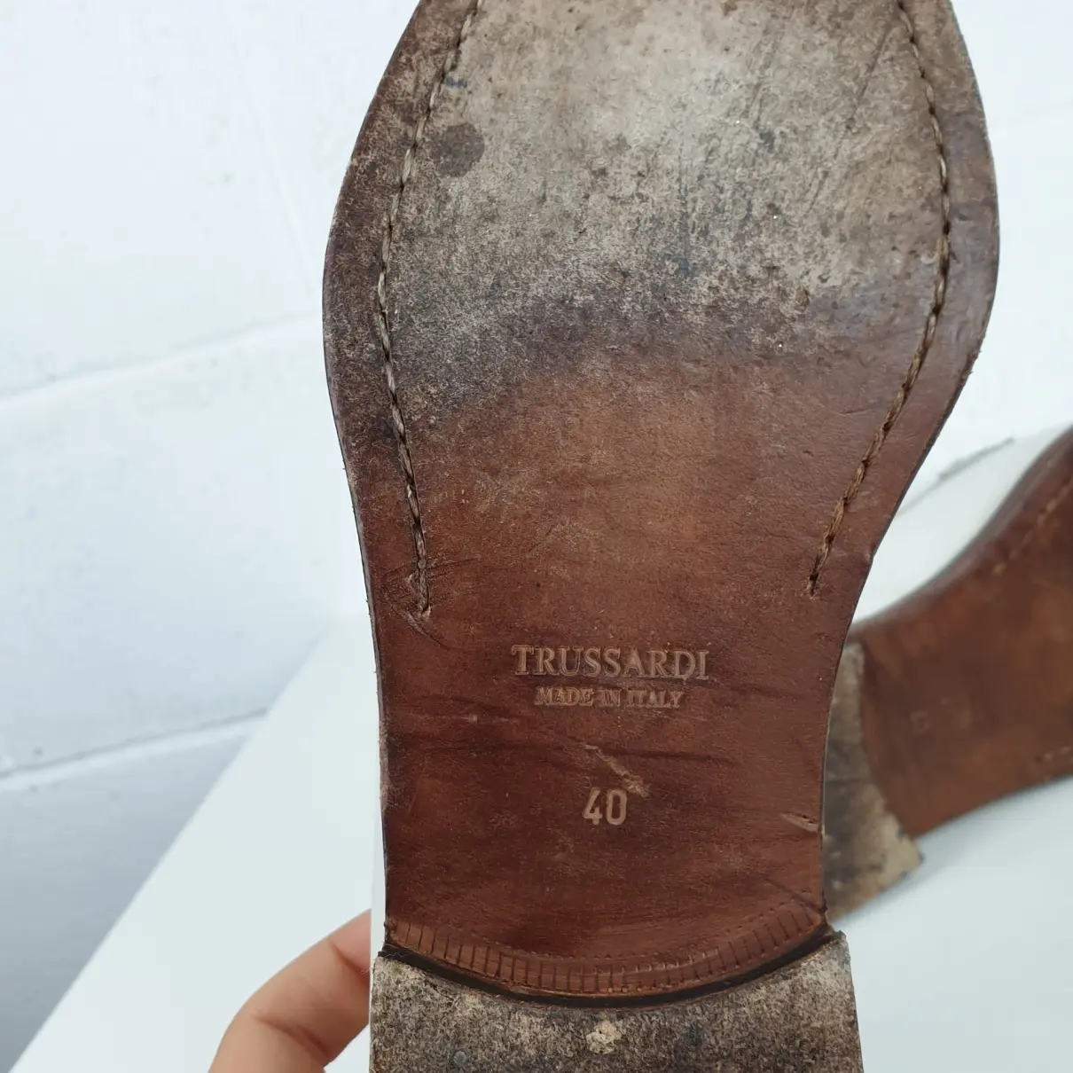 Buy Trussardi Leather flats online