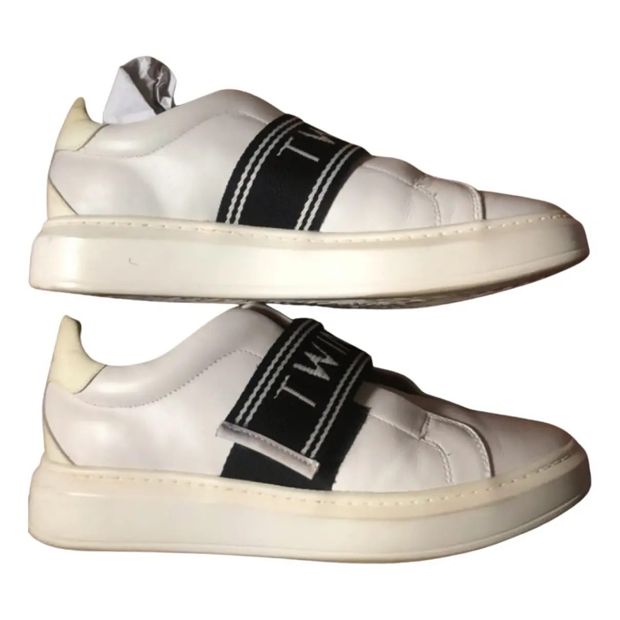 Leather trainers Twinset