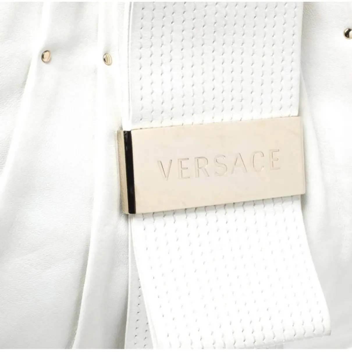 Leather mini bag Versace