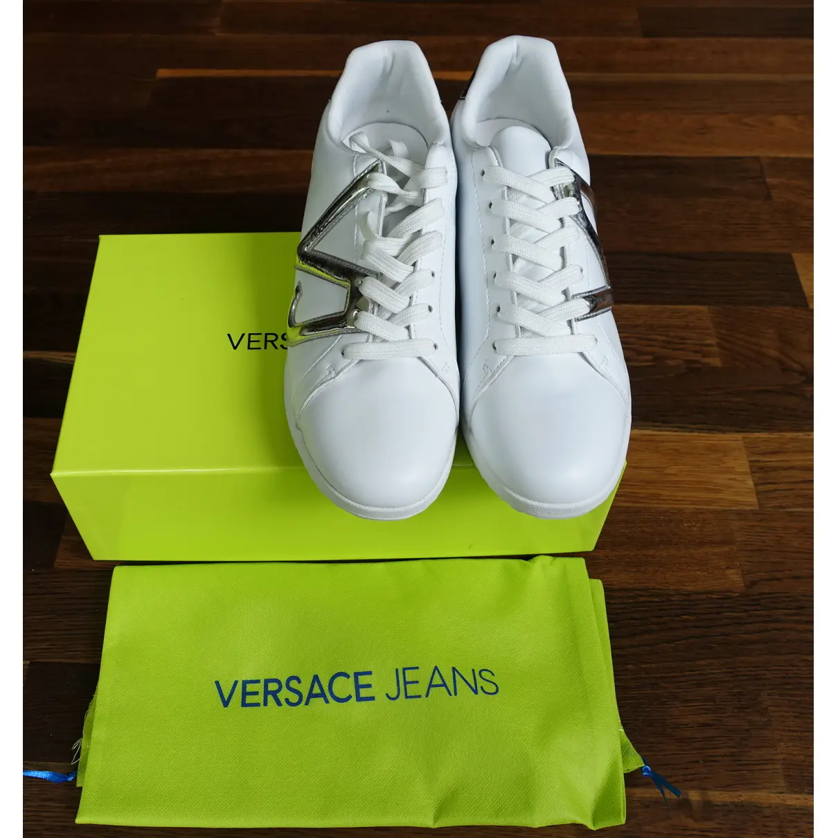 Buy Versace Jeans Couture Leather low trainers online