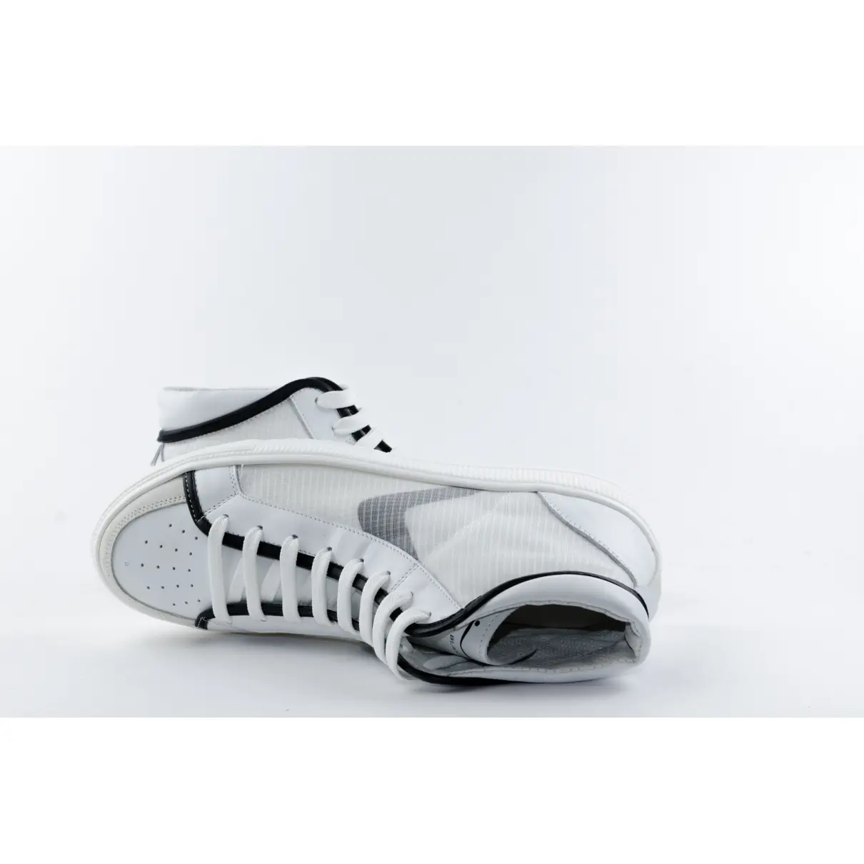 Leather high trainers Voile Blanche