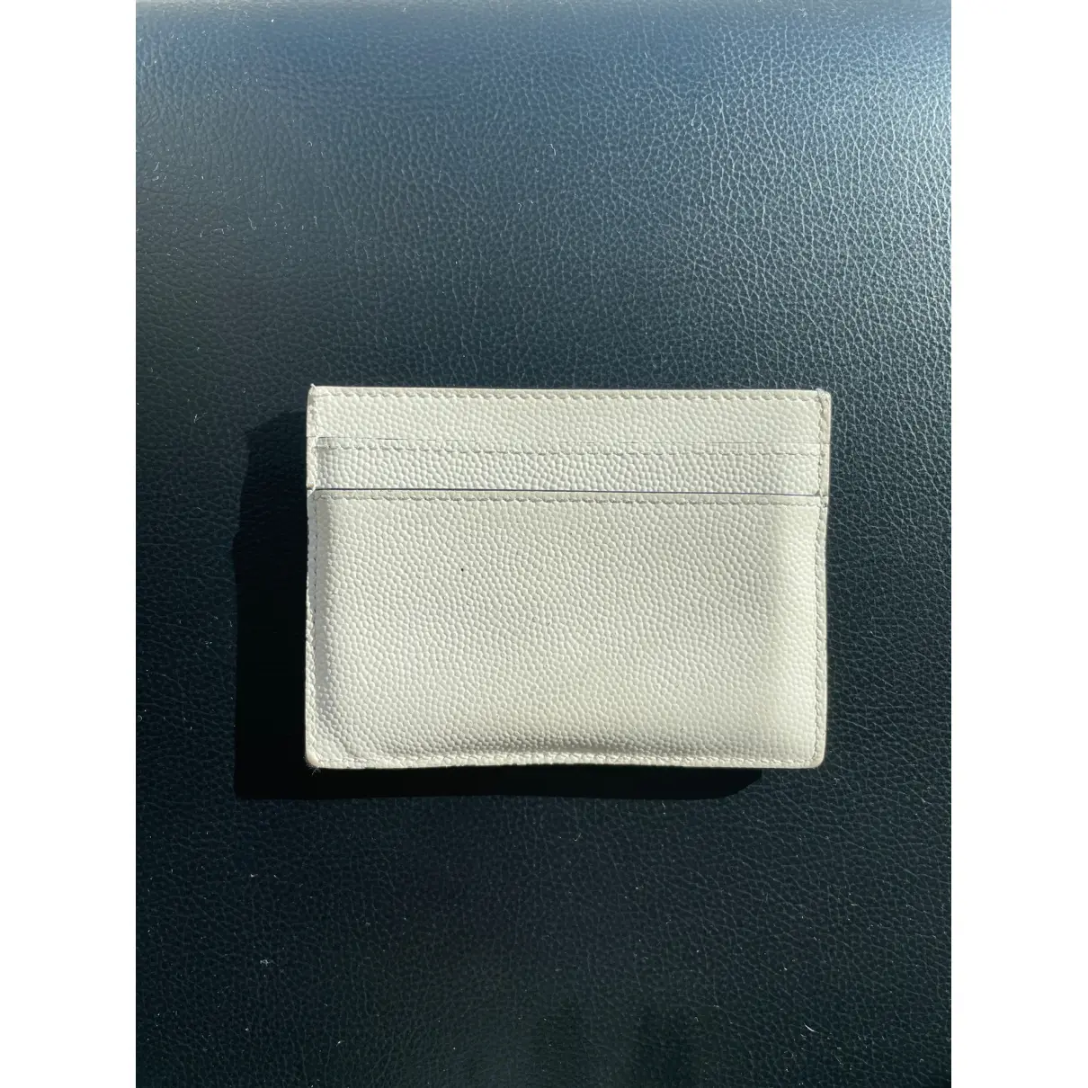 Buy Yves Saint Laurent Leather card wallet online