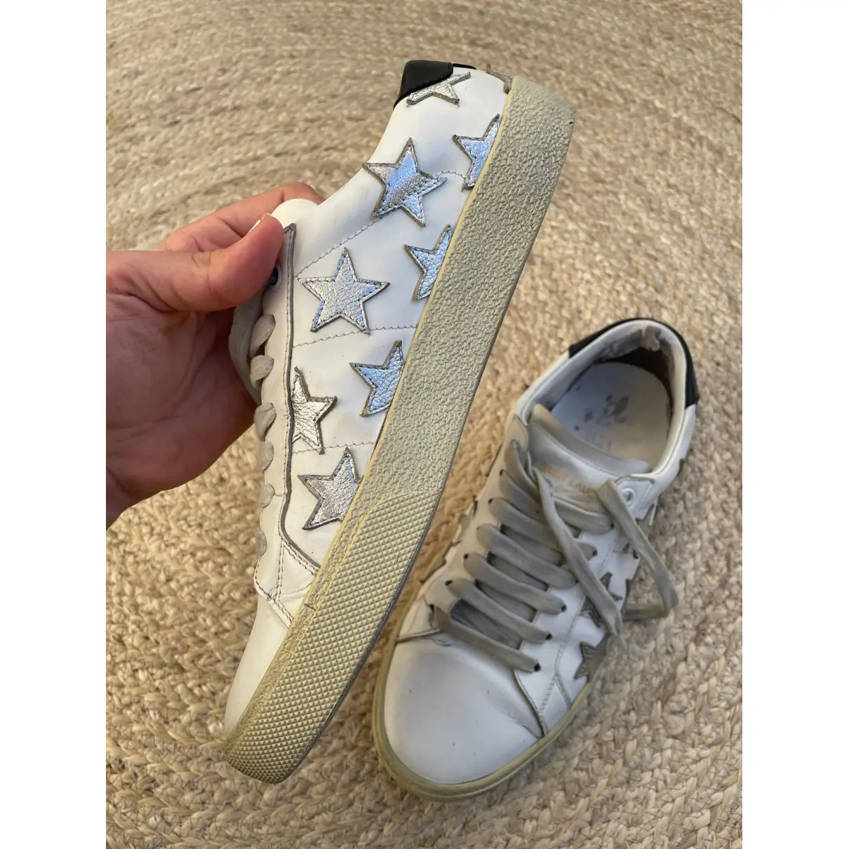 Leather trainers Yves Saint Laurent