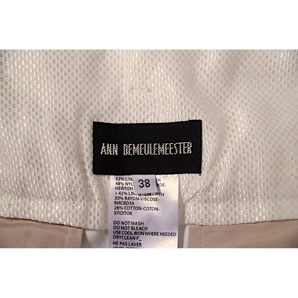 Linen trousers Ann Demeulemeester