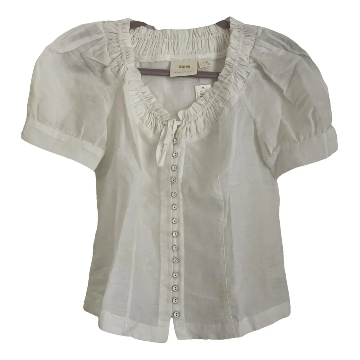 Linen blouse Anthropologie