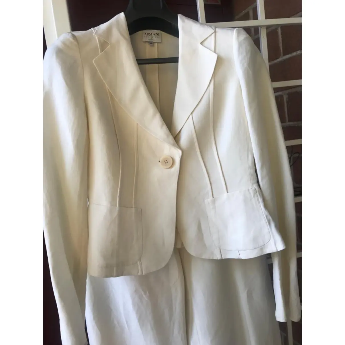 Linen suit jacket Armani Collezioni - Vintage
