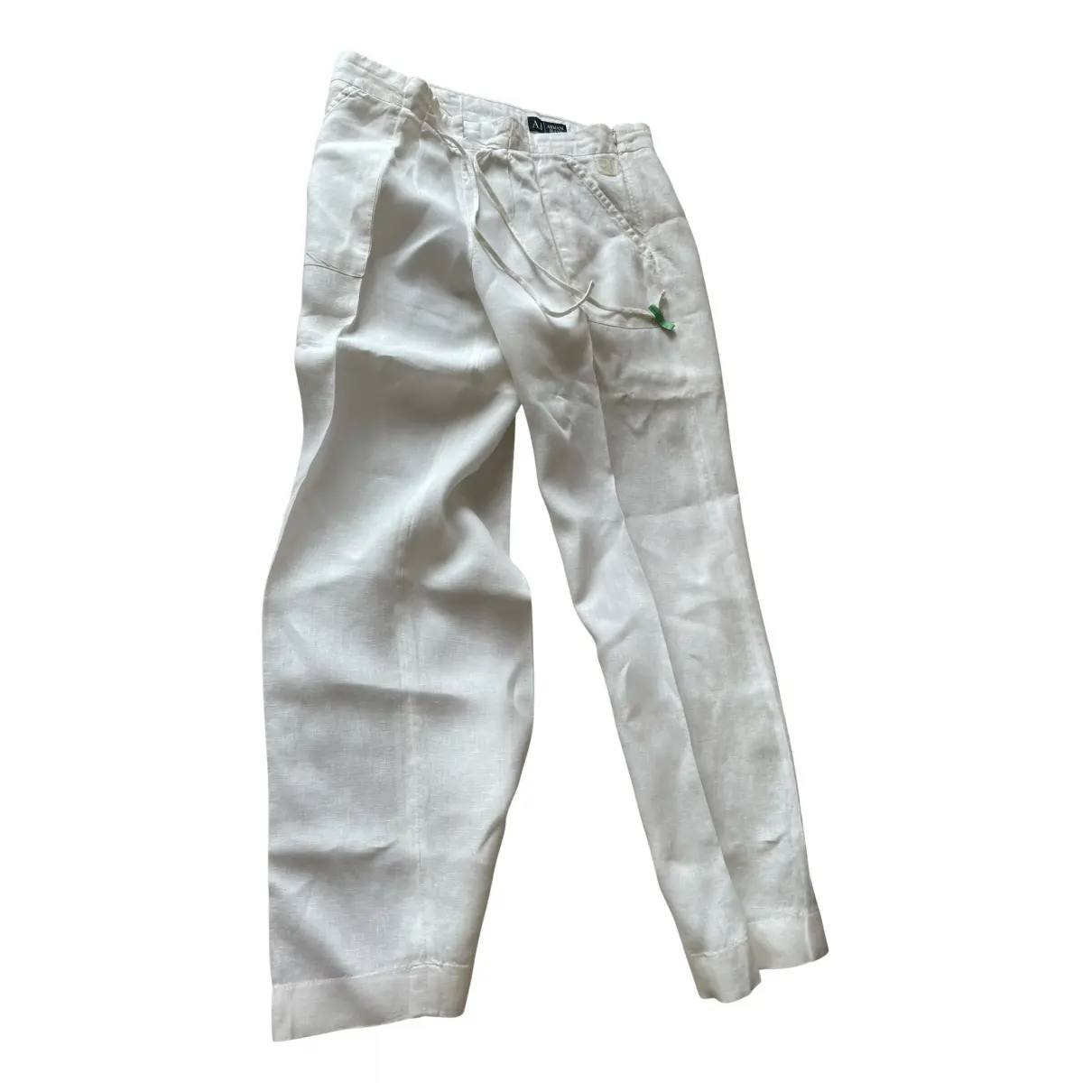 Linen trousers Armani Jeans