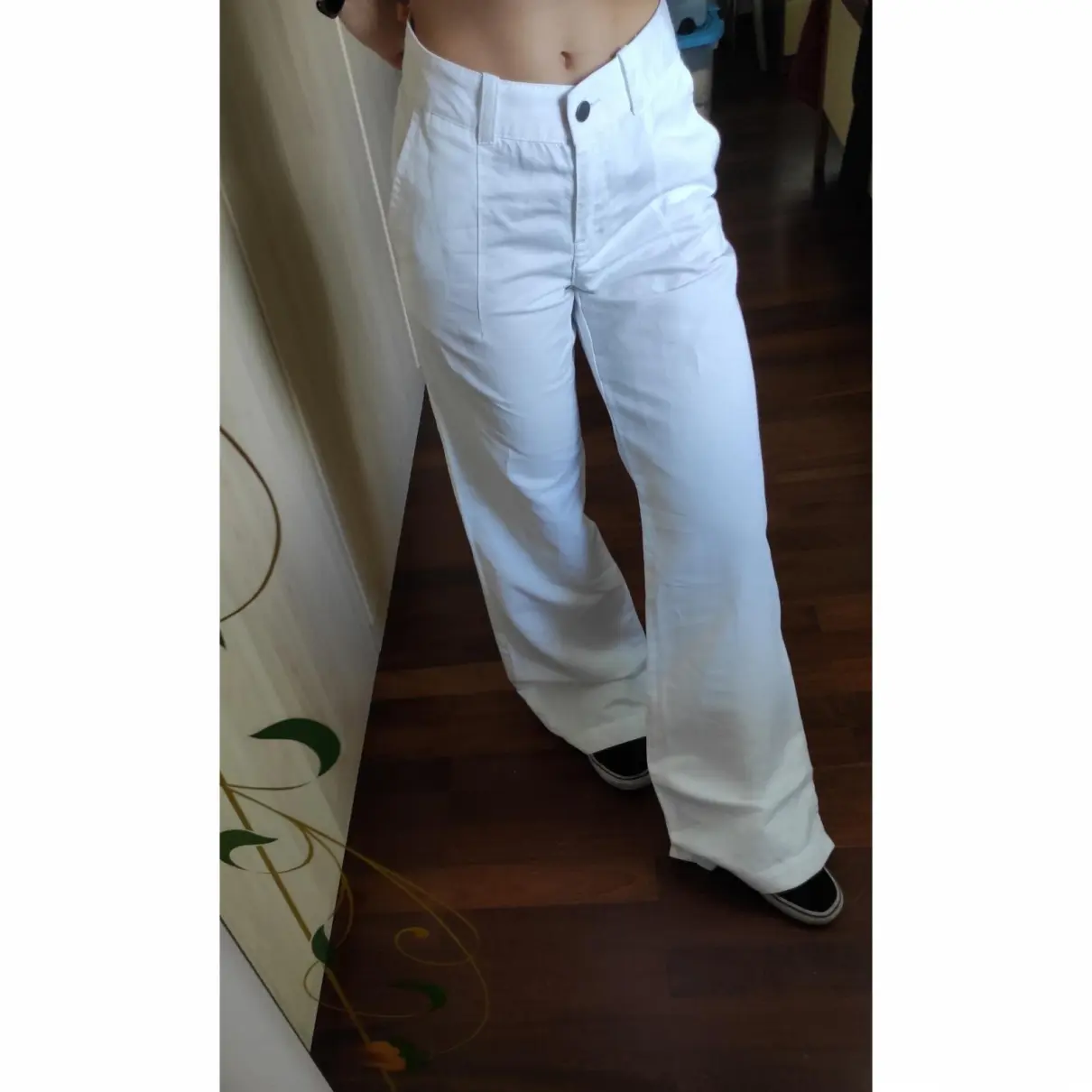 Linen large pants CALVIN KLEIN JEANS - Vintage