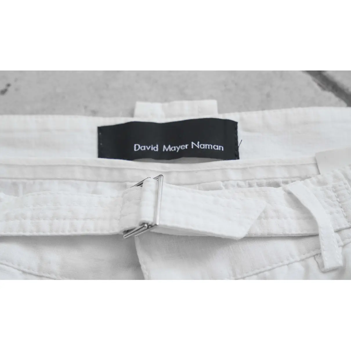 Linen trousers David Naman